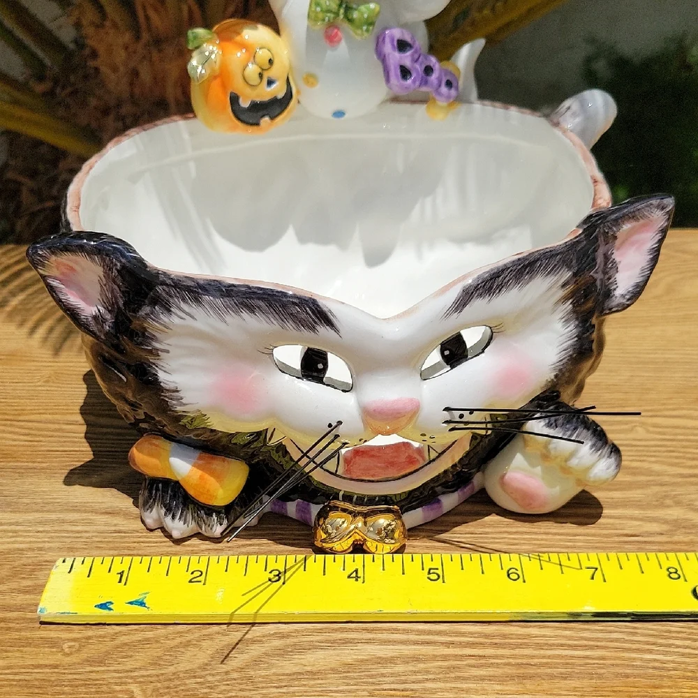 Halloween Cat Bowl